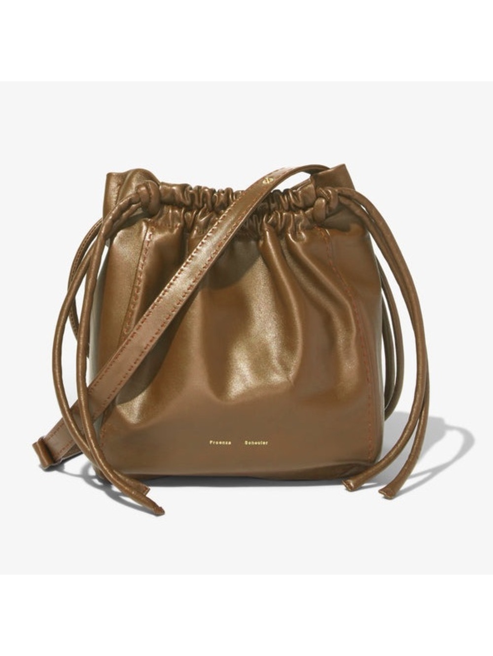 PROENZA SCHOULER Drawstring Pouch Crossbody Bag w/Tag +Dust Bag, EXCELLENT $1255